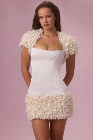 Cropped Bolero  in Ivory