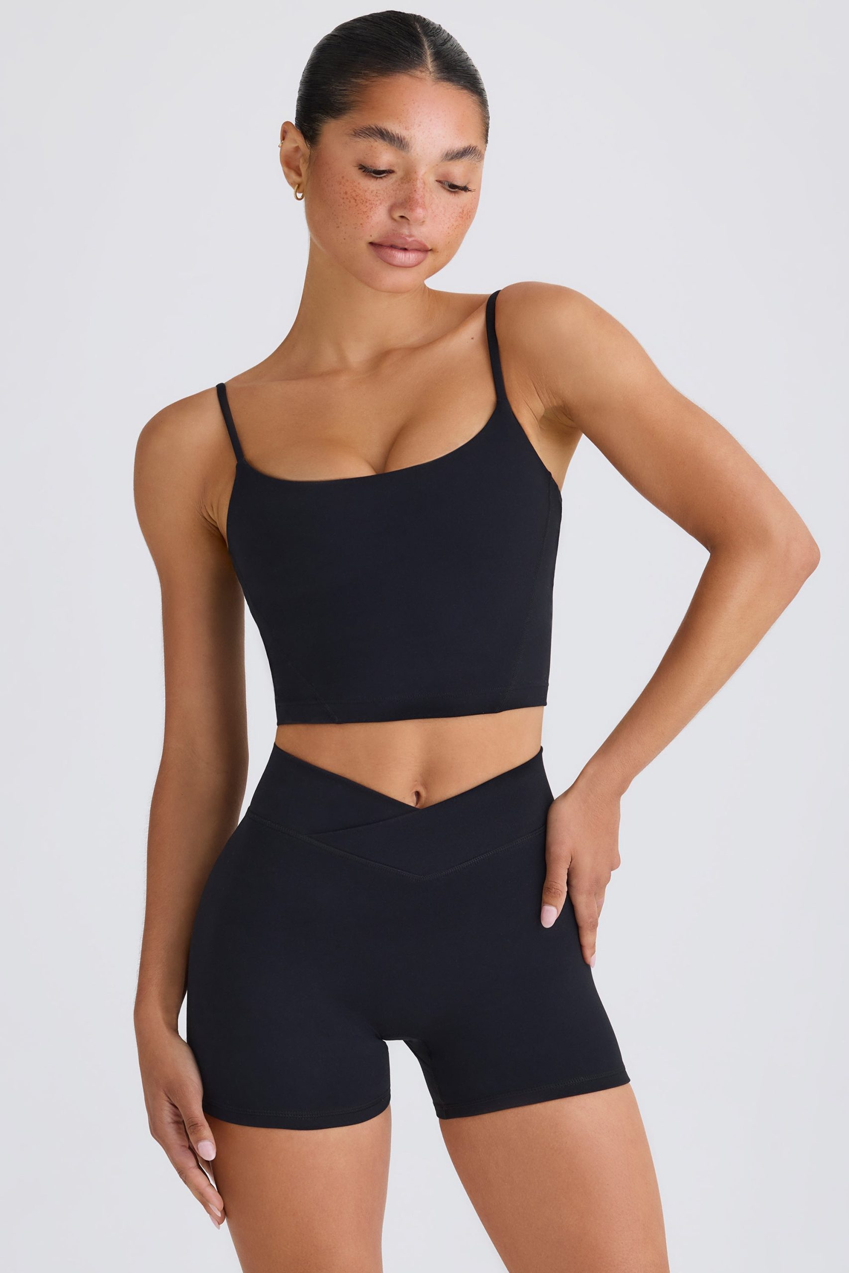 Soft Active Tank Top in Black - Image 6