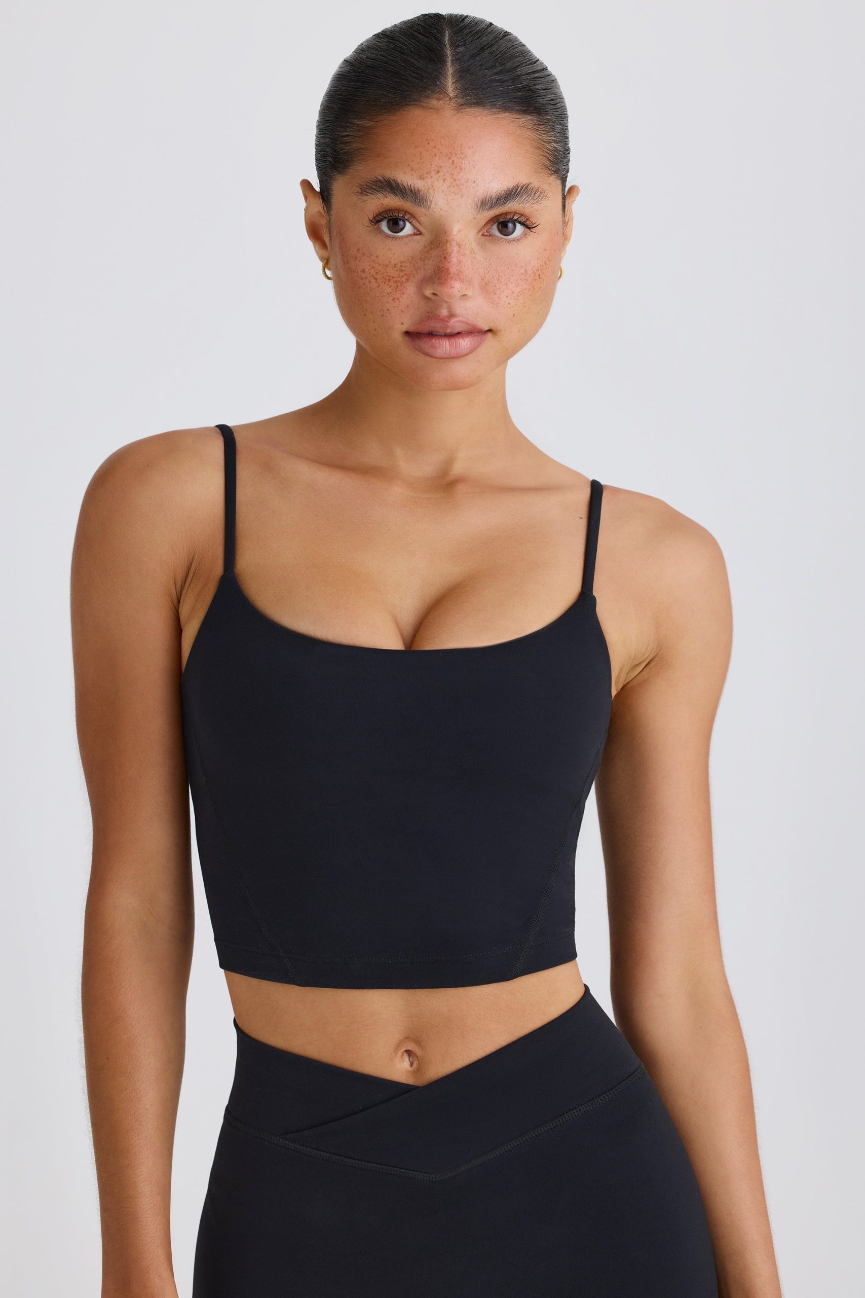 Soft Active Tank Top in Black - Image 7