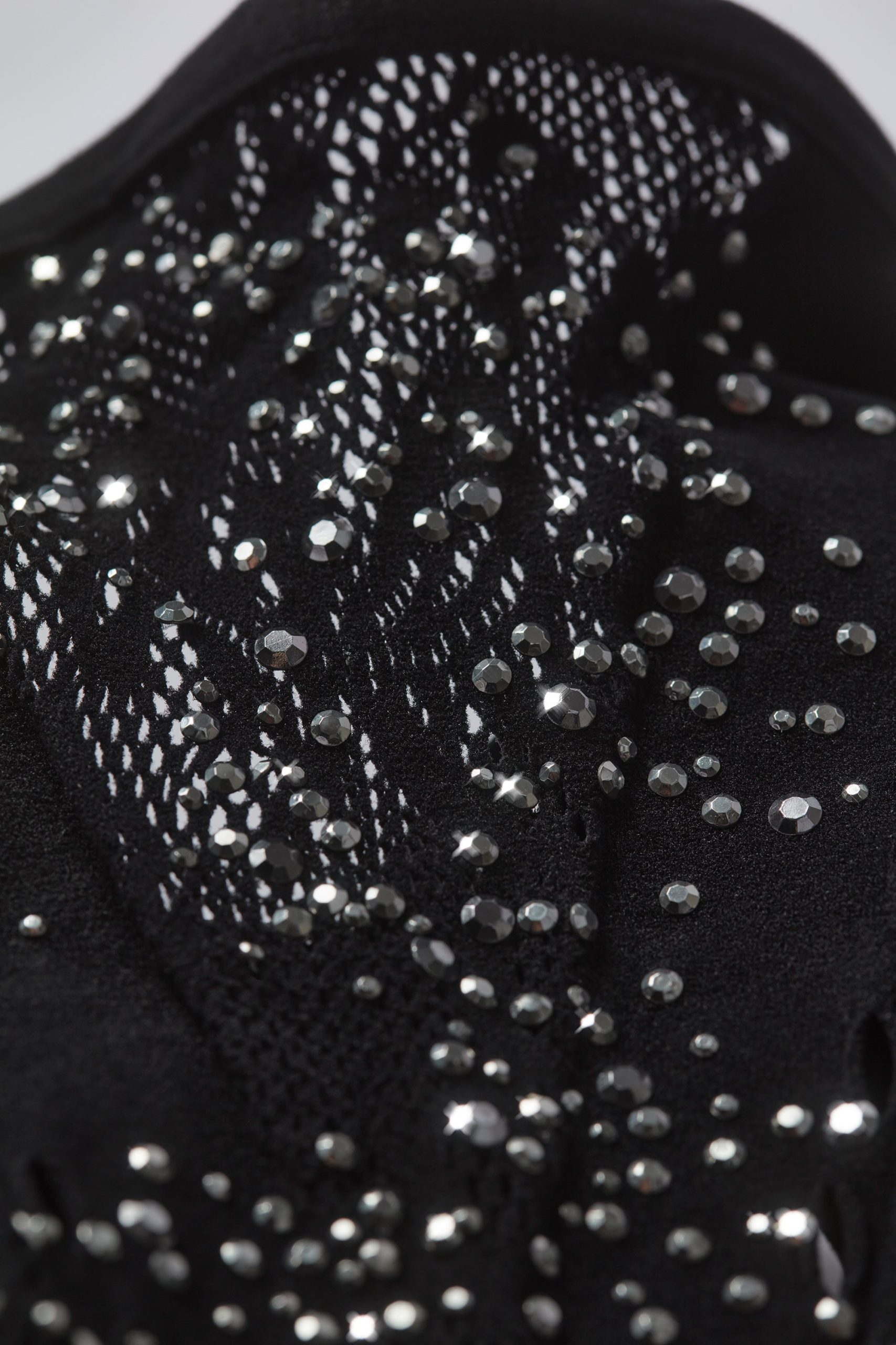 Embellished High-Waist Shorts in Black - Image 4
