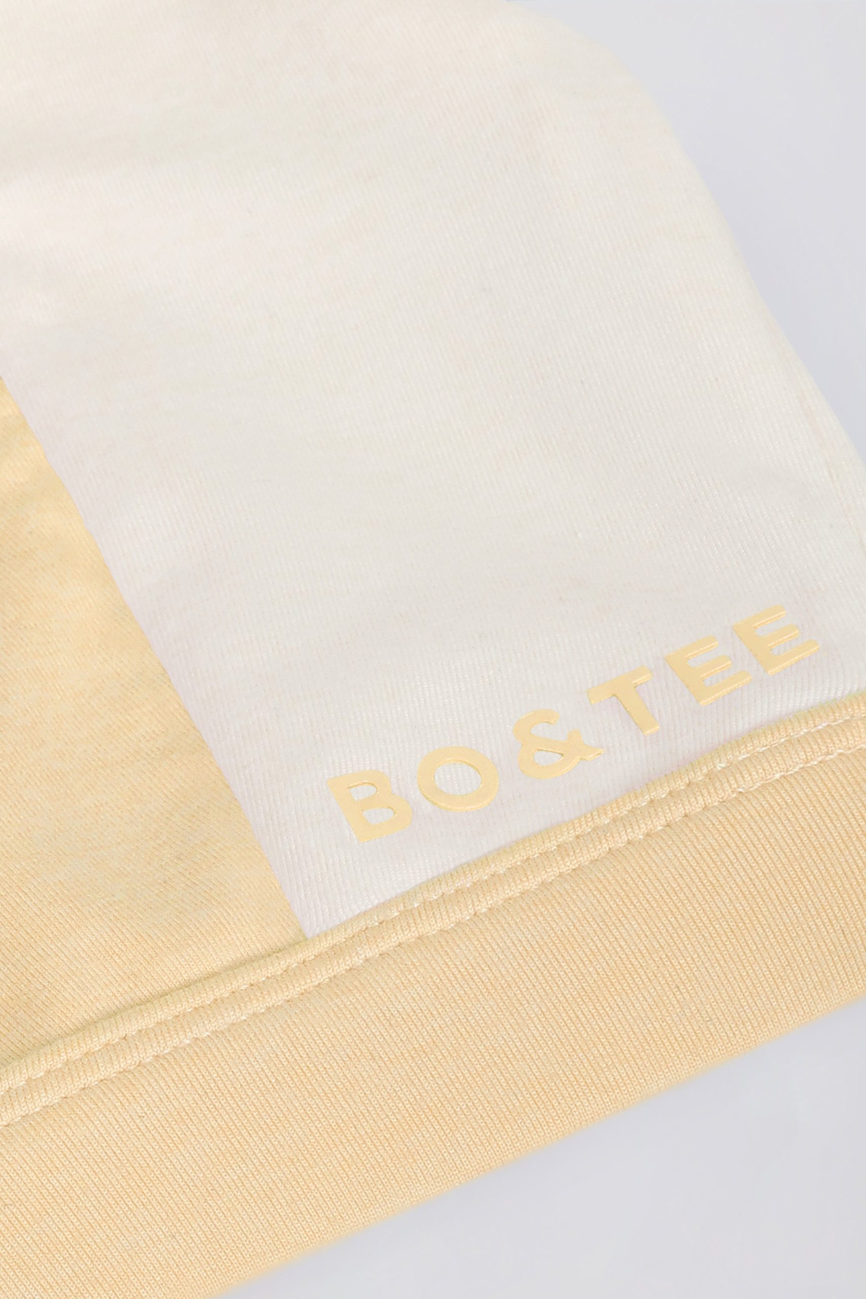 Contrast Sports Bra in Lemon Marl - Image 8
